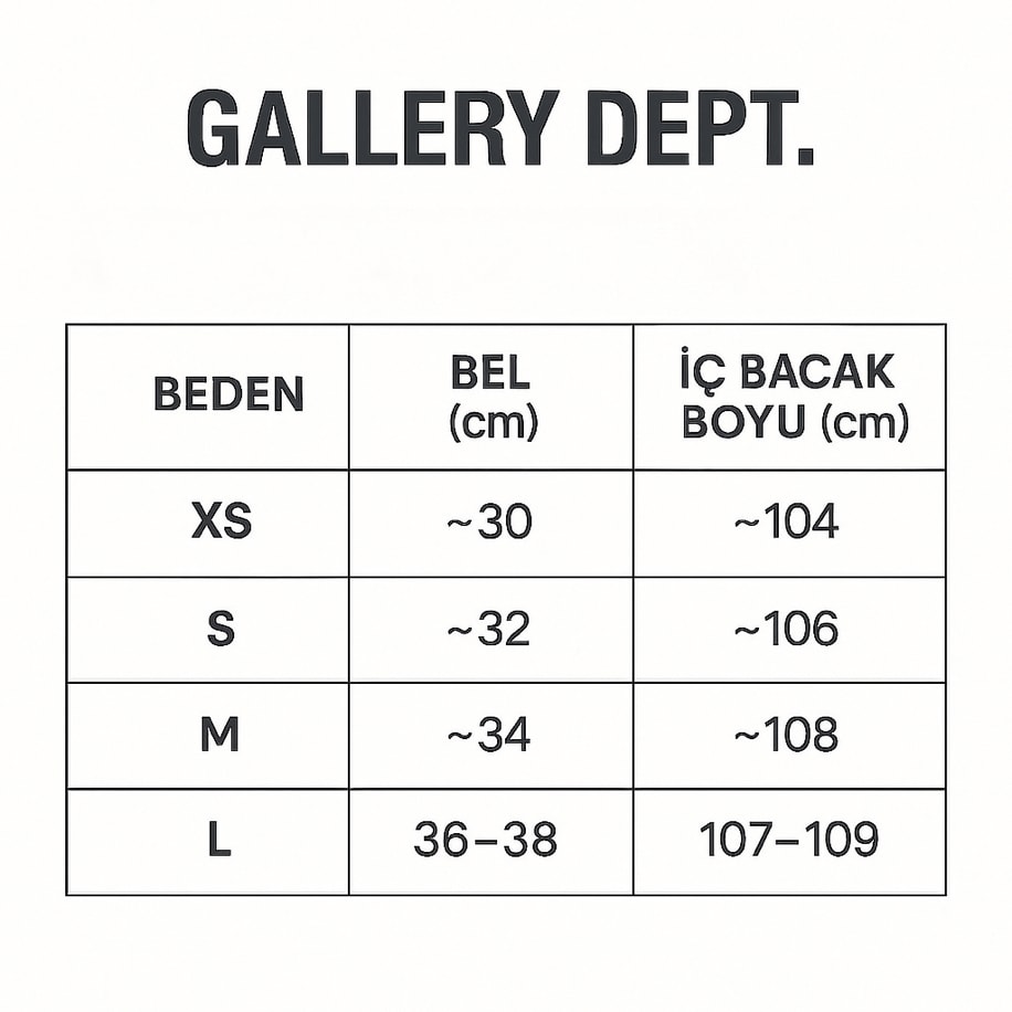 Gallery Dept Black Jogger