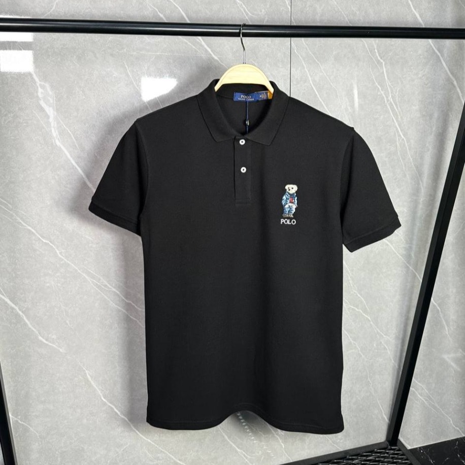 RL Bear Polo Black T-shirt