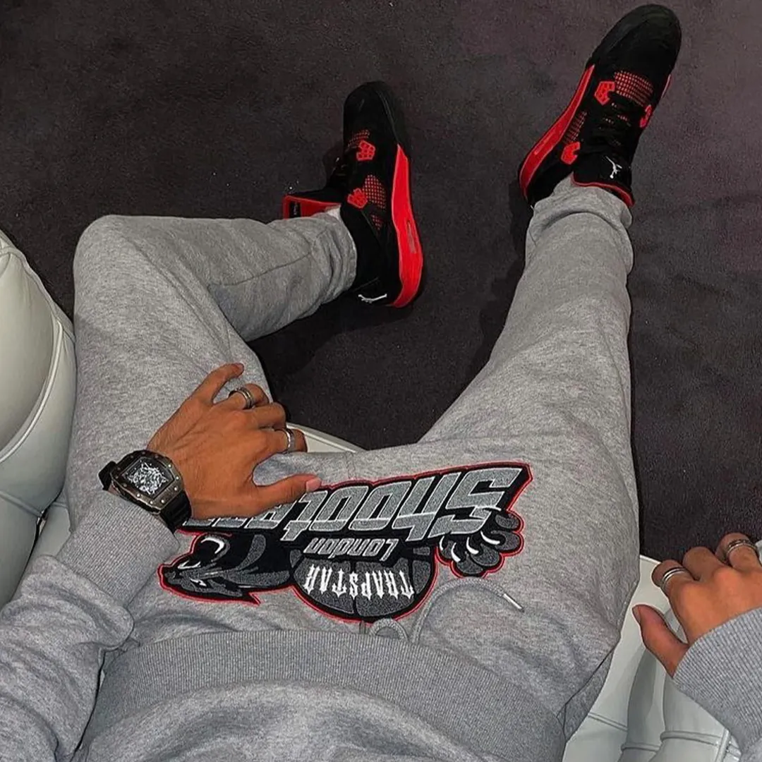 Trapstar London Shooters Tracksuit Grey Red 