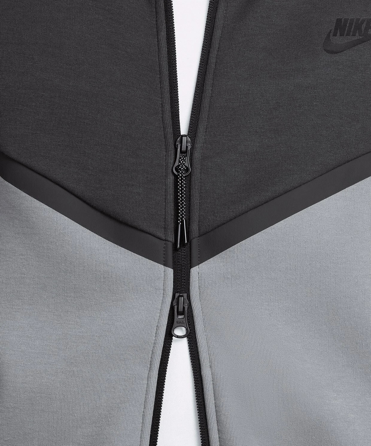 NIKE Tech Fleece 2025 Grey Black Hoddie
