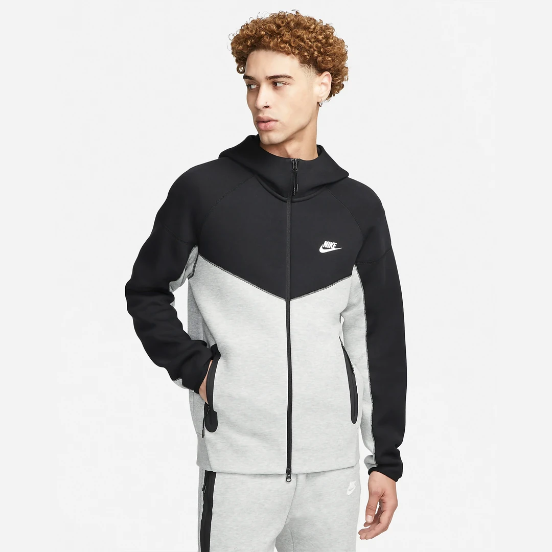 NIKE Tech Fleece 2024 Windrunner Tracksuit Panda Hoddie