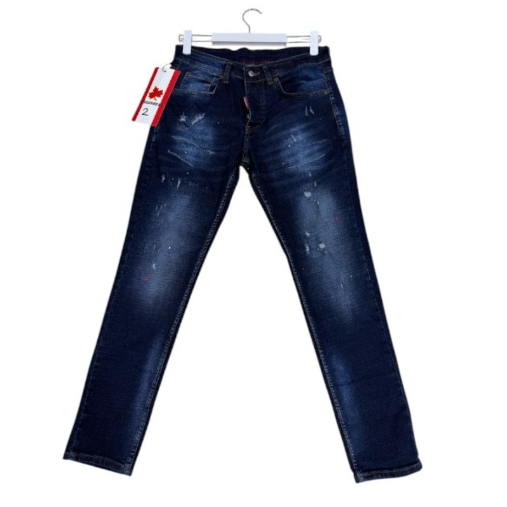 Dsquared2 Pantolon Blue Az Boyalı