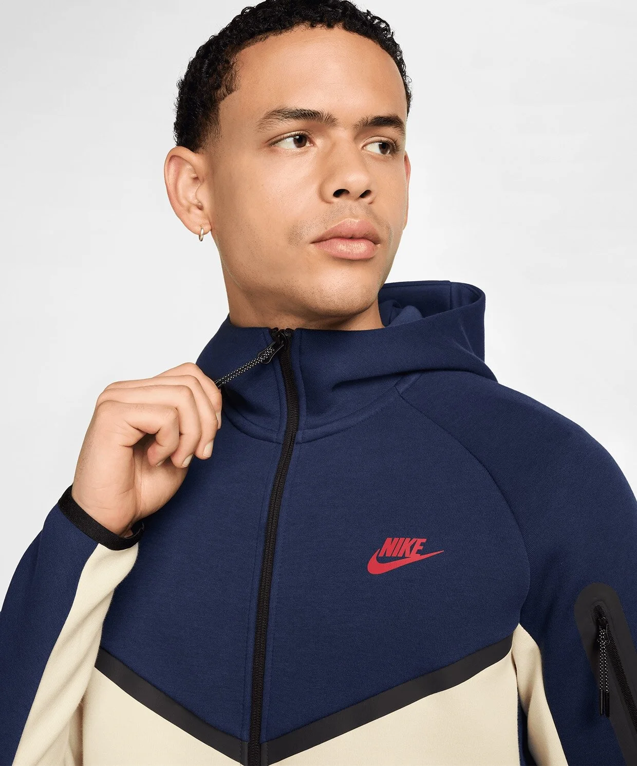 NIKE Tech Fleece 2025 Blue Pink Hoddie