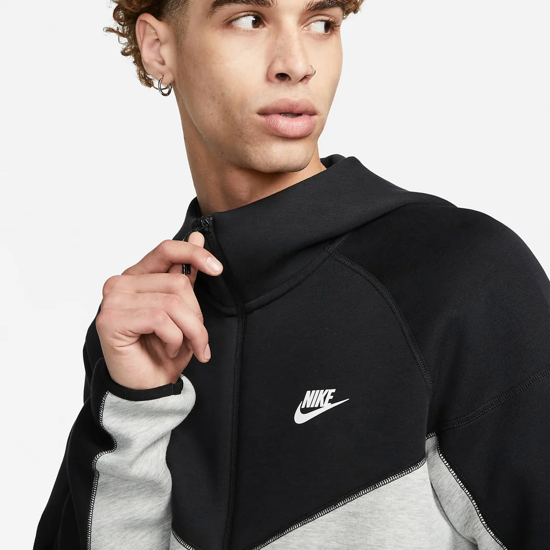 NIKE Tech Fleece 2024 Windrunner Tracksuit Panda Hoddie