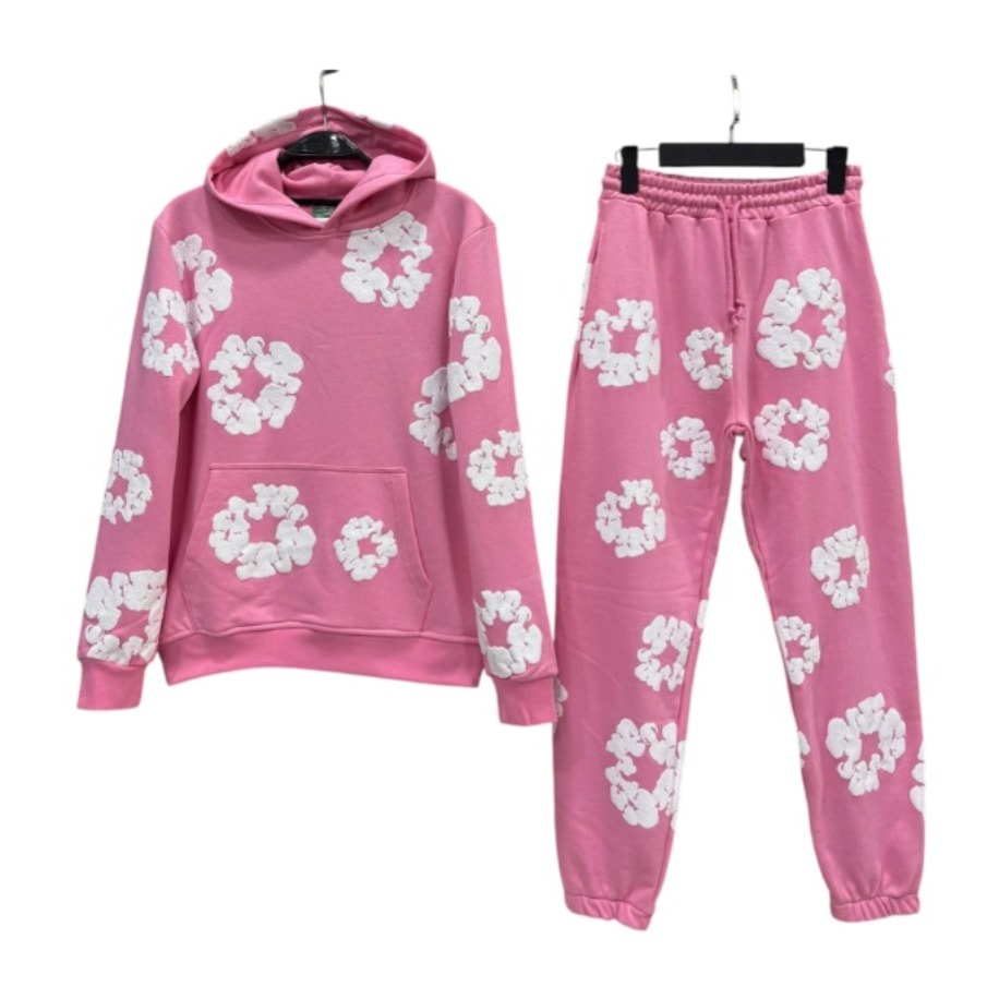 Denim Tears Hoodie Pink
