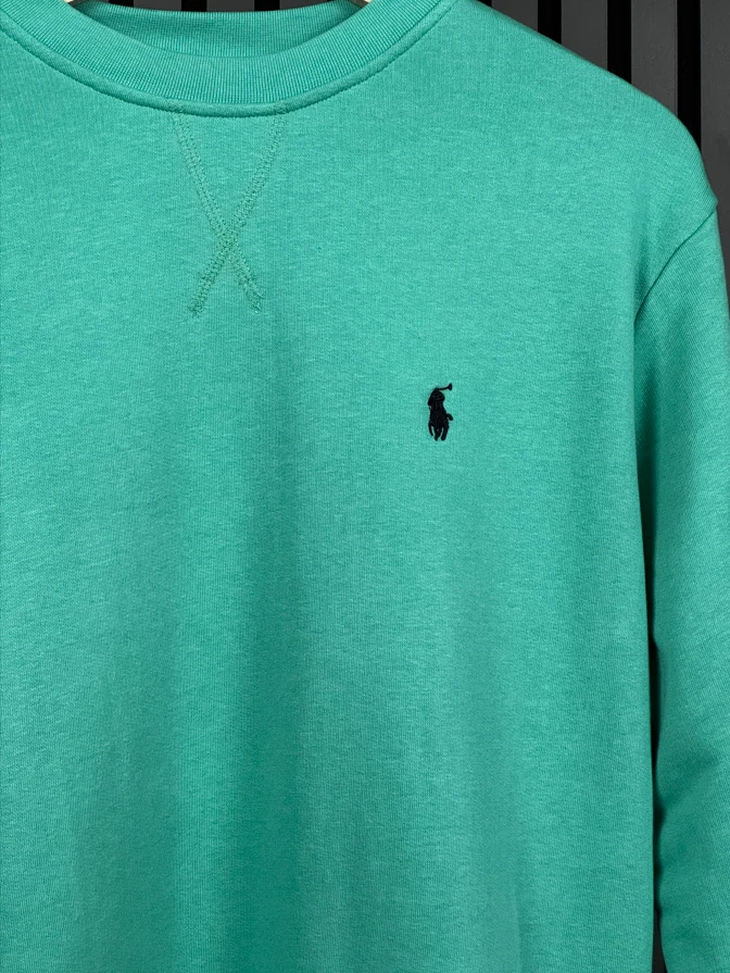 Ralph Lauren Basic Sweatshirt Ocean Blue