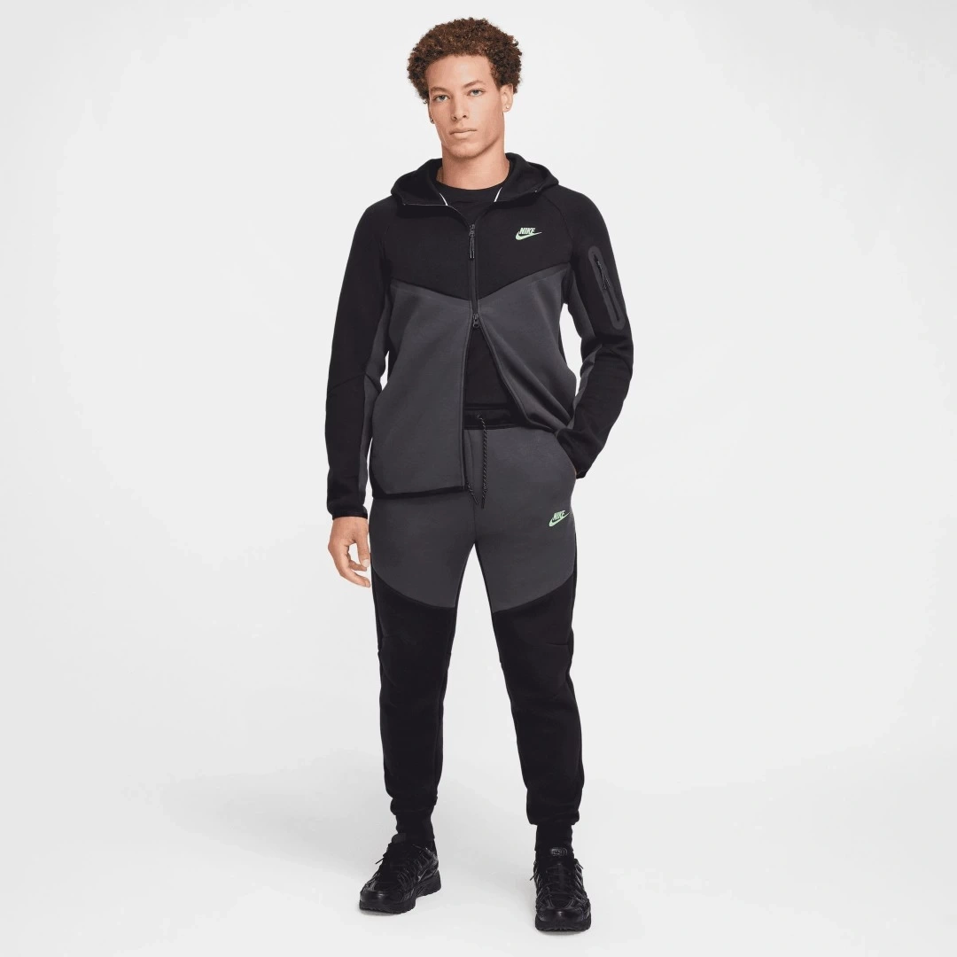 NIKE Tech Fleece 2025 Black Green Jogger