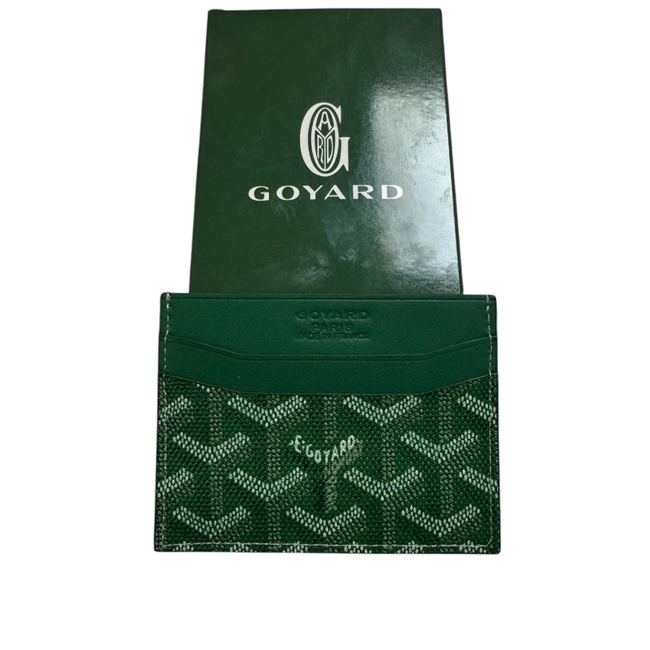 Goyard Green Deri Kartlık