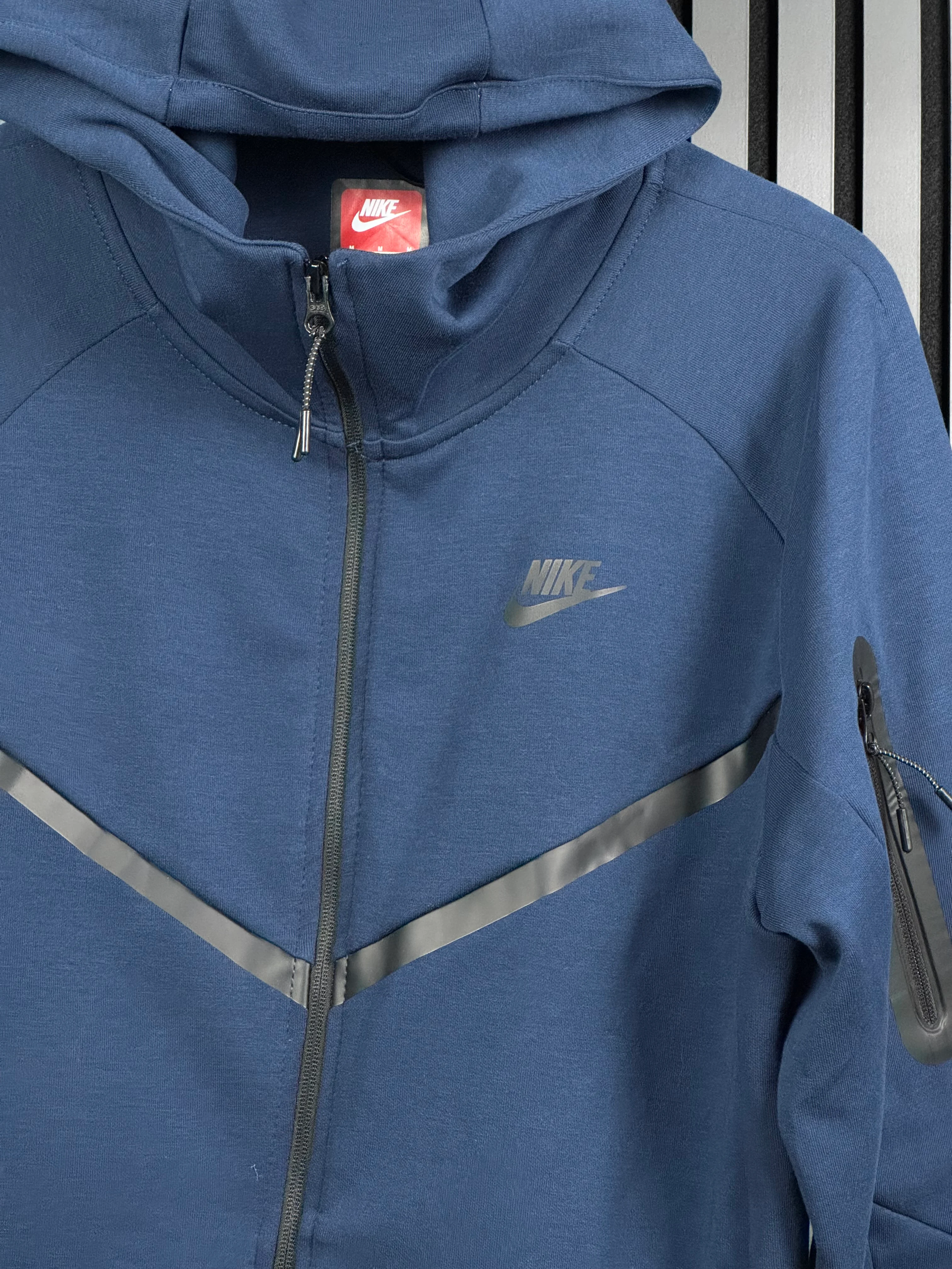NIKE Tech Fleece 2025 Navy Blue Hoddie