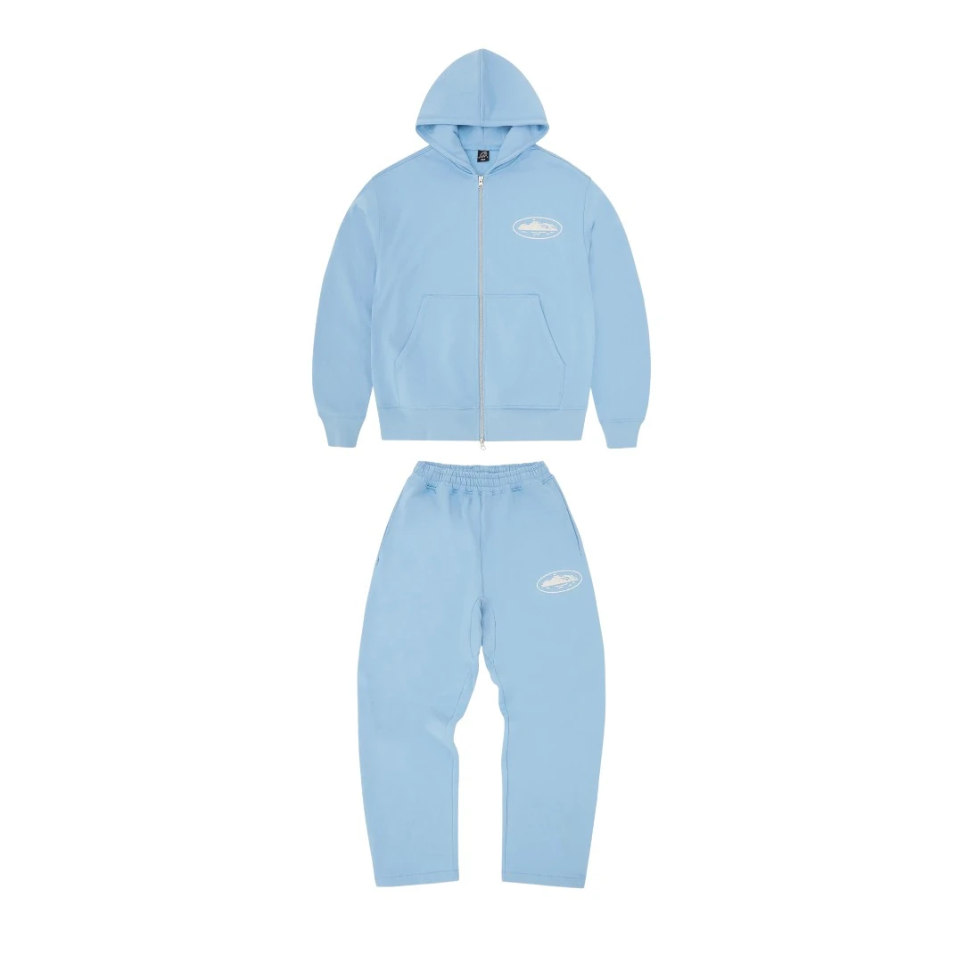 Corteiz Baggy Ocean Blue Tracksuit