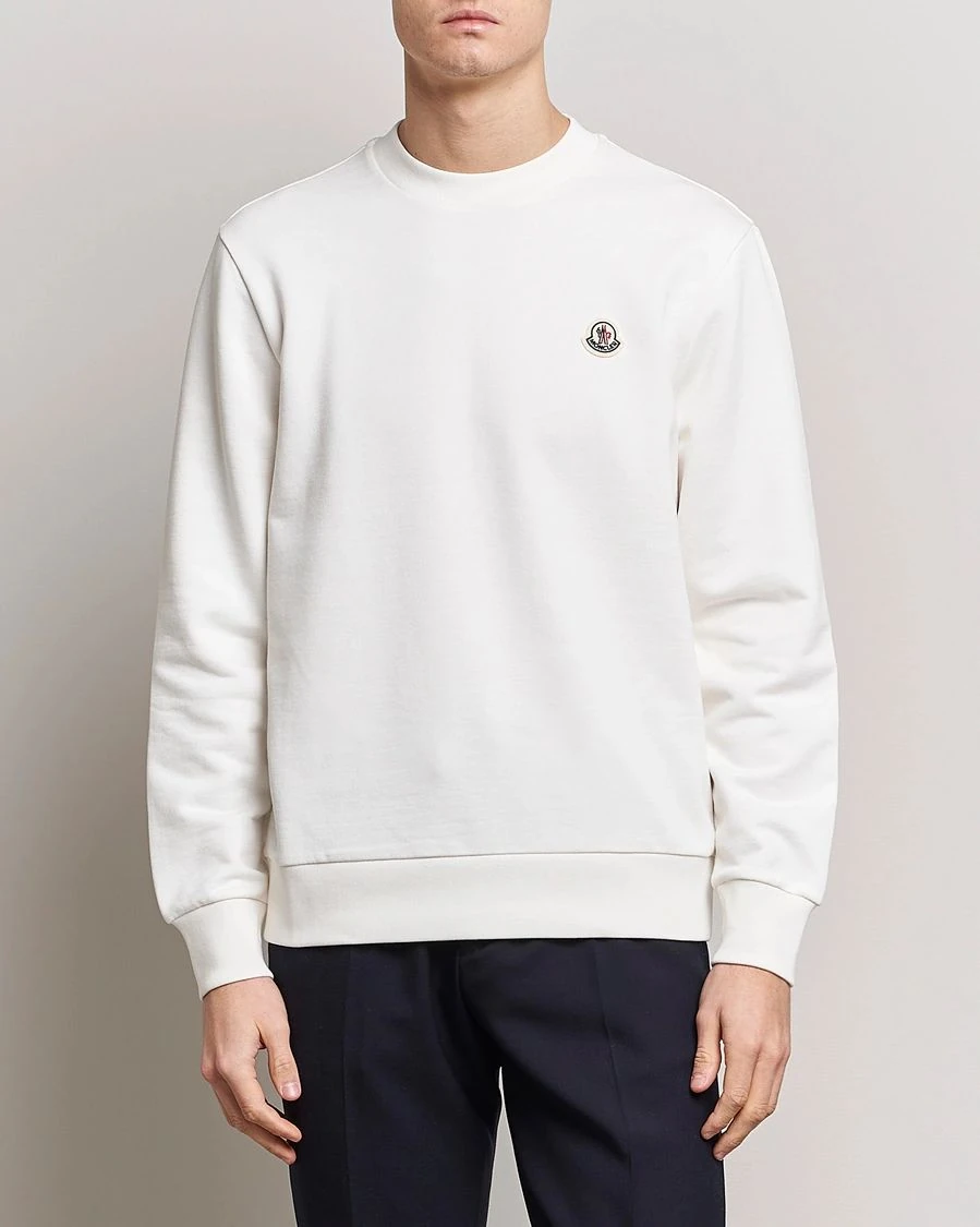 Moncler Basic Sweatshirt White