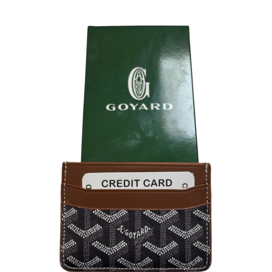 Goyard Brown Deri Kartlık