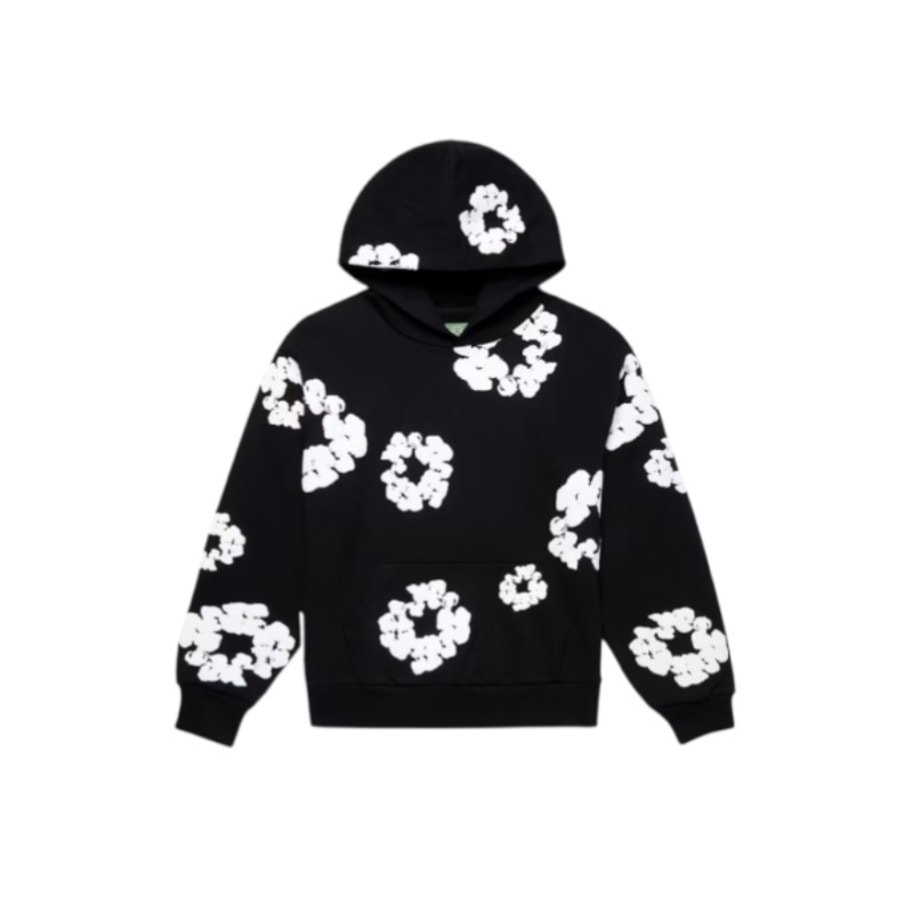 Denim Tears Hoodie Black White