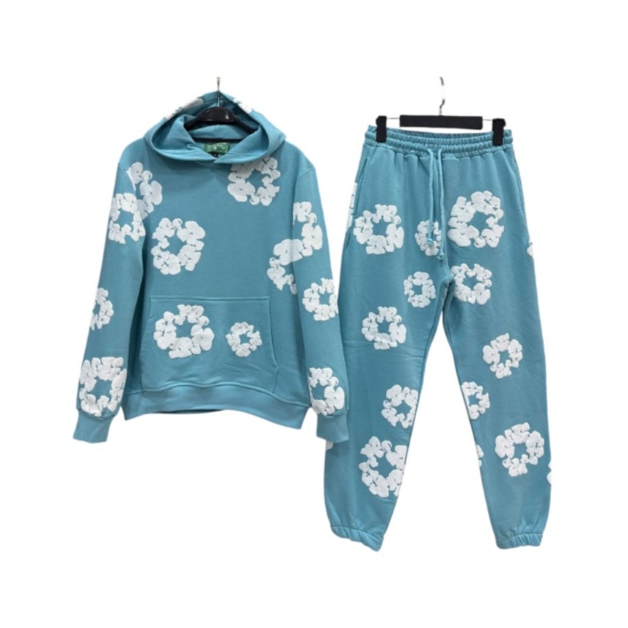 Denim Tears Hoodie Baby Blue