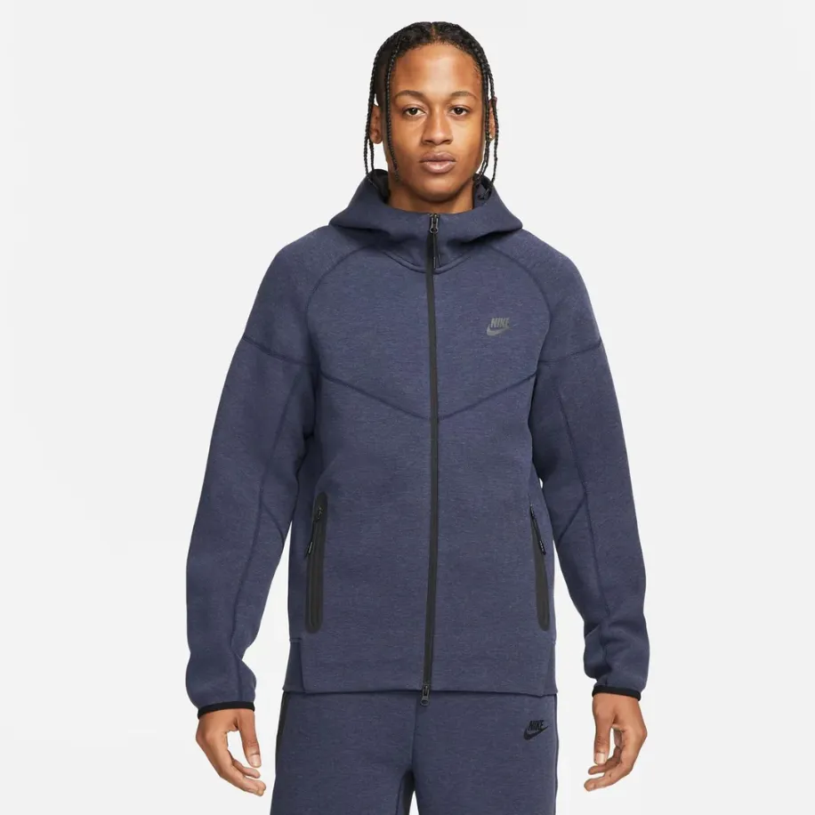 NIKE Tech Fleece 2024 Windrunner Navy Blue Hoddie