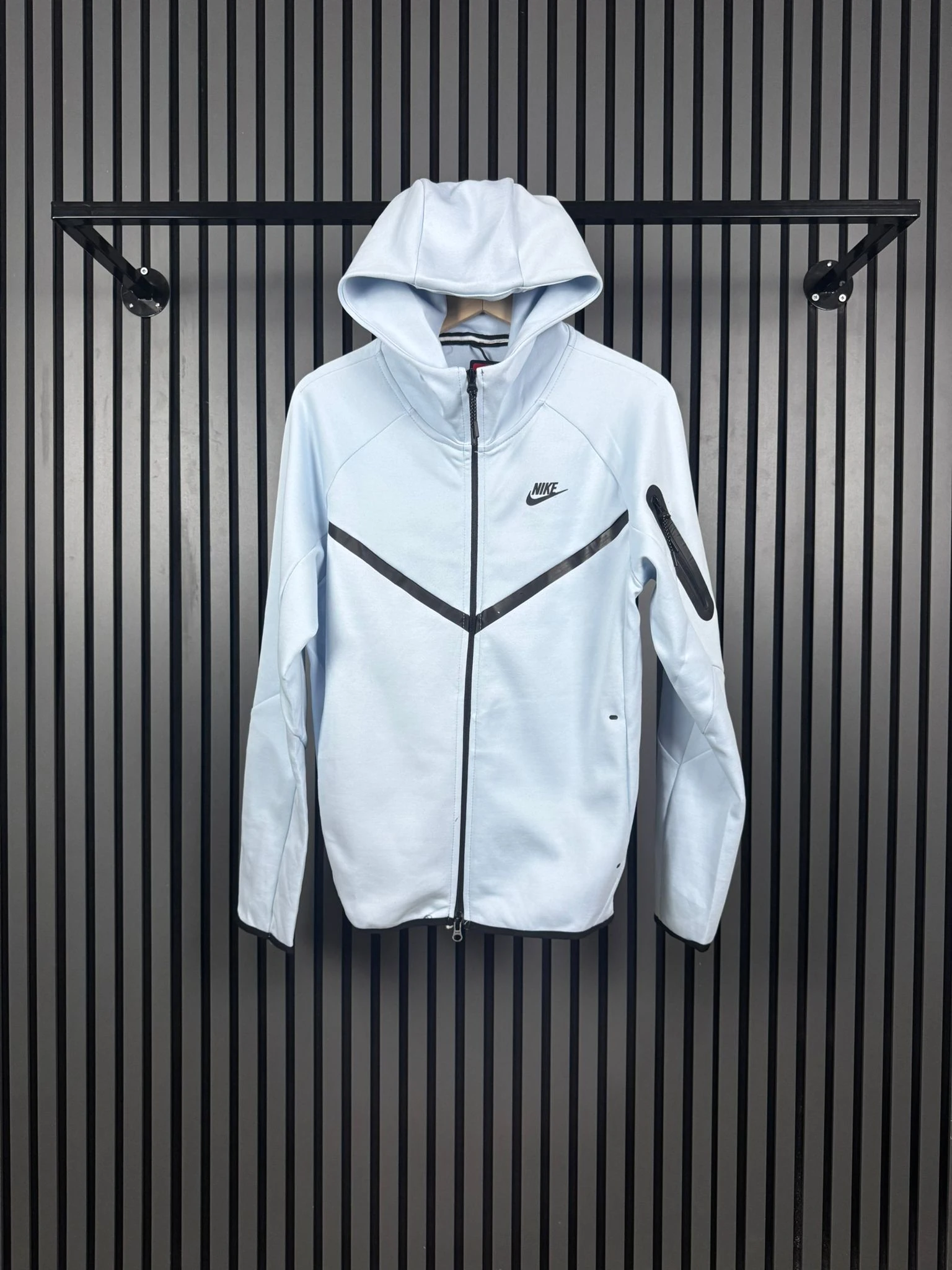 NIKE Tech Fleece 2025 Ocean Blue Hoddie