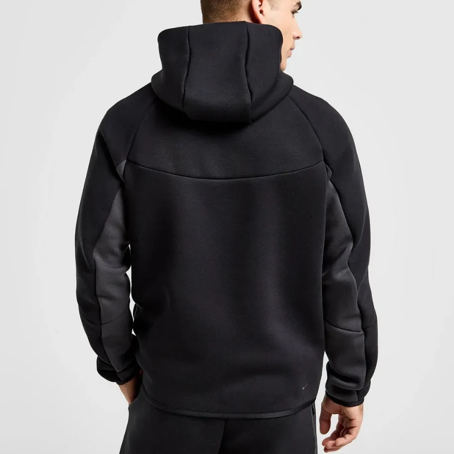 NIKE Tech Fleece 2025 Black Green Hoddie