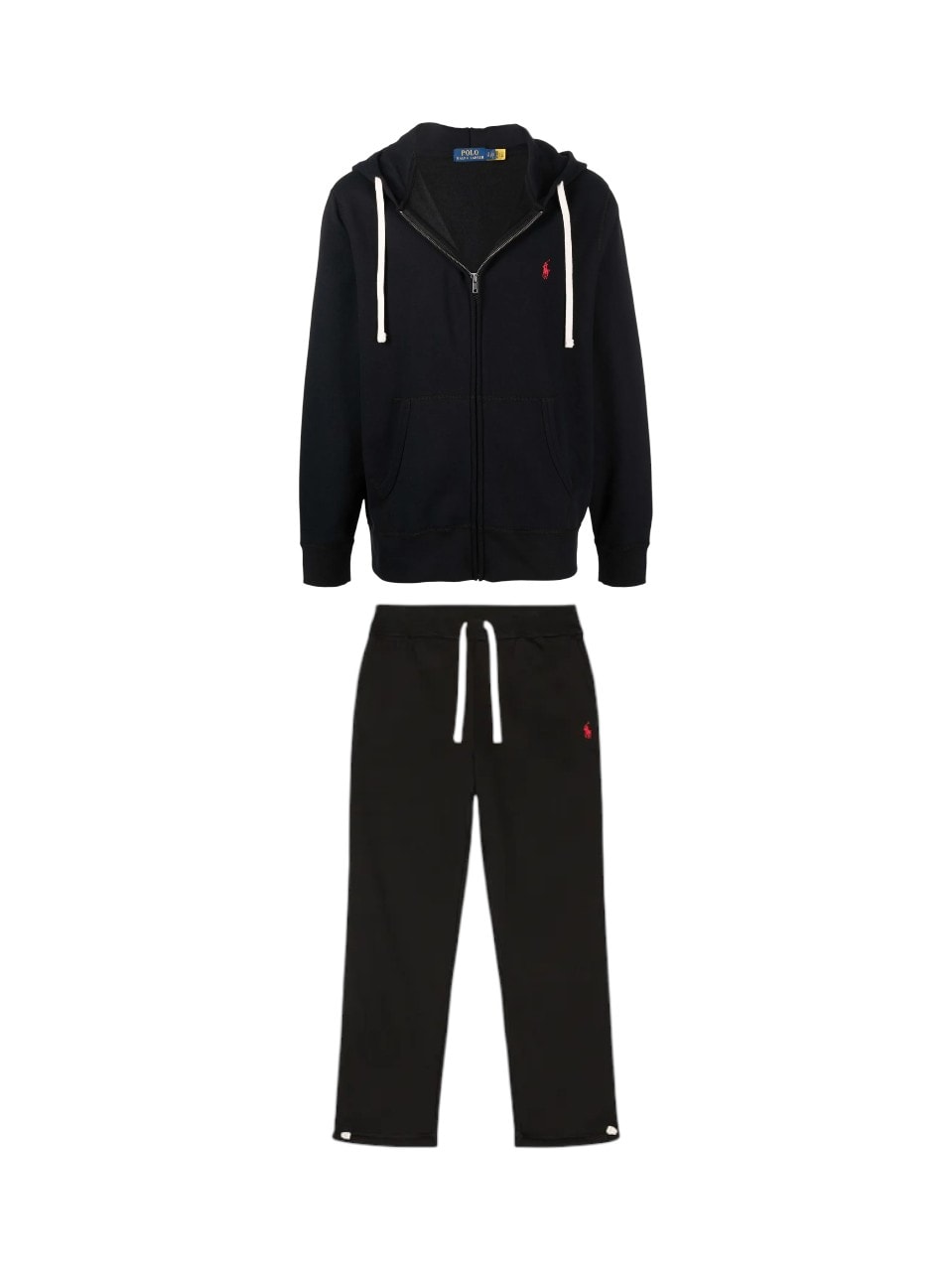Ralph Lauren Baggy Tracksuit Black Red