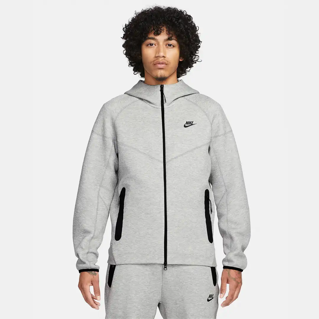 NIKE Tech Fleece 2024 Windrunner Grey Hoodie