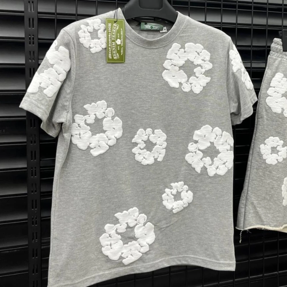 Denim Tears T-shirt White Grey