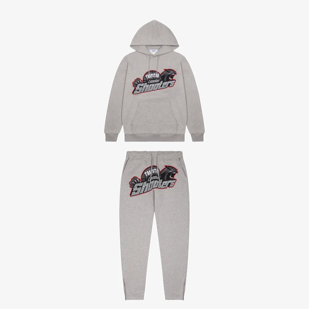 Trapstar London Shooters Tracksuit Grey Red 
