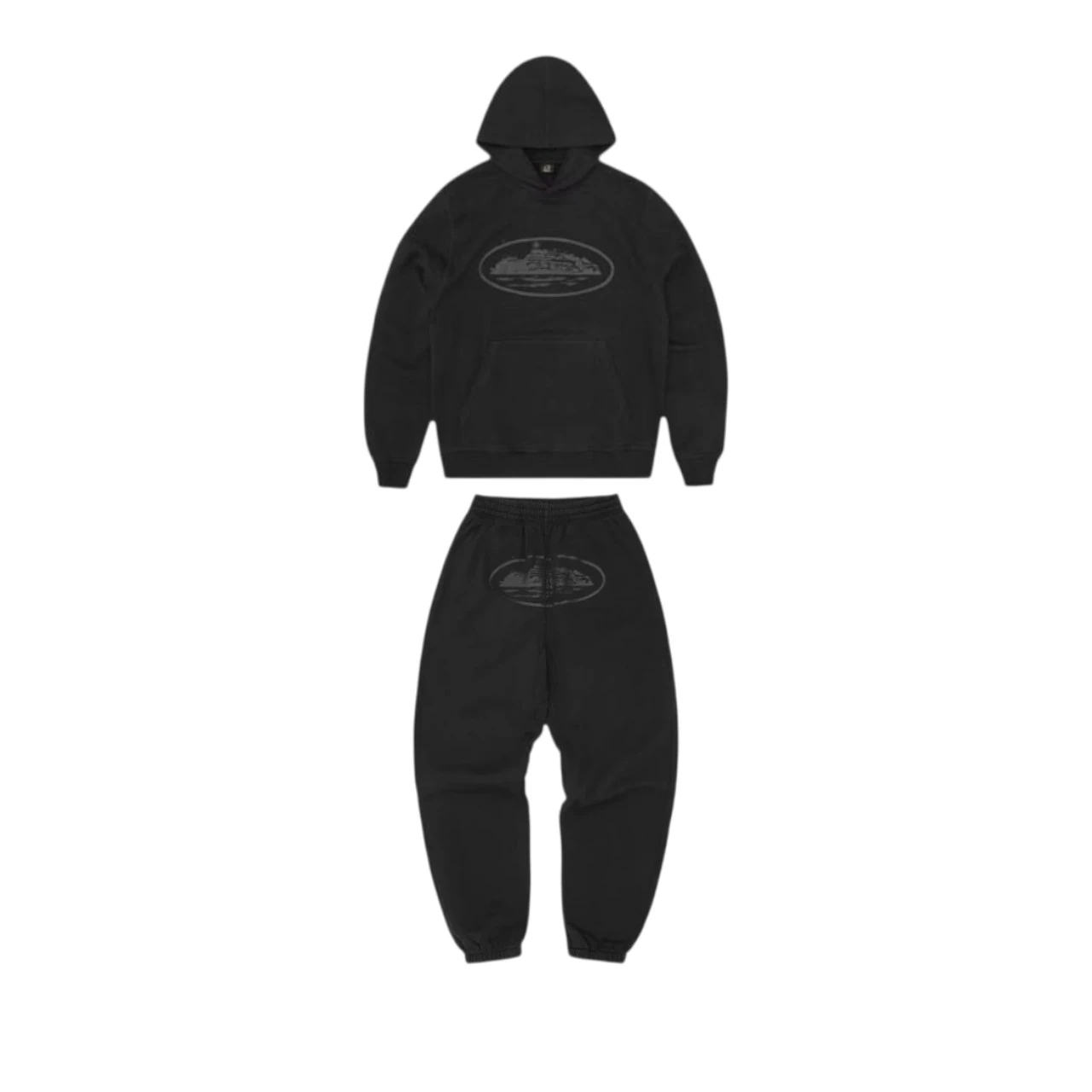 Corteiz Alcatraz Tracksuit Full Black