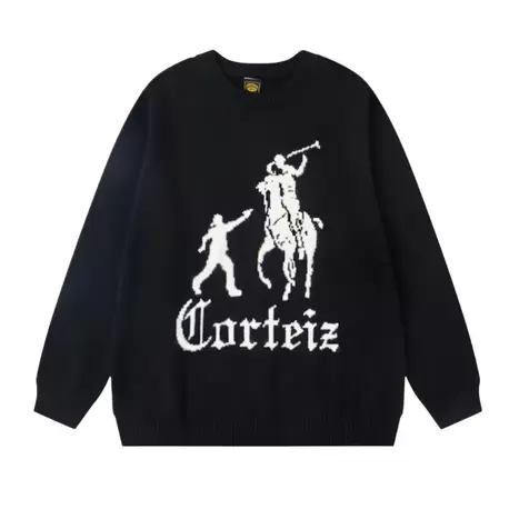 Corteiz Sweater Black 