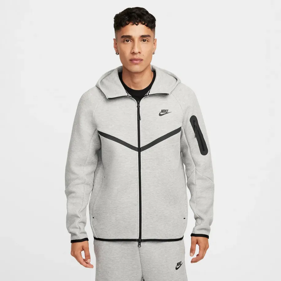 NIKE Tech Fleece 2025 Grey Hoddie