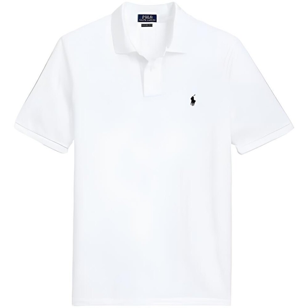 RL White Blue Polo Yaka T-shirt