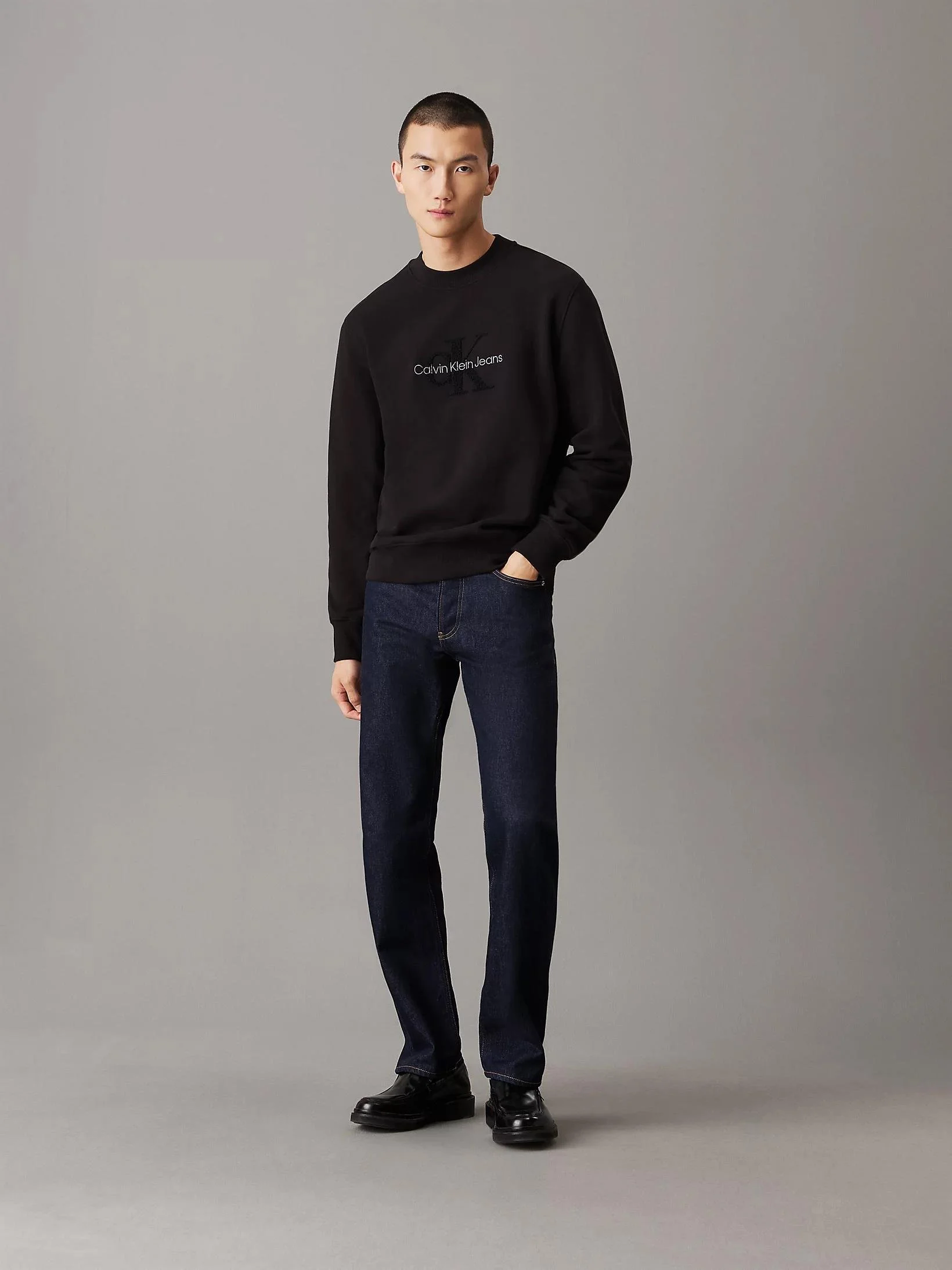Calvin Klein Basic Sweatshirt Black