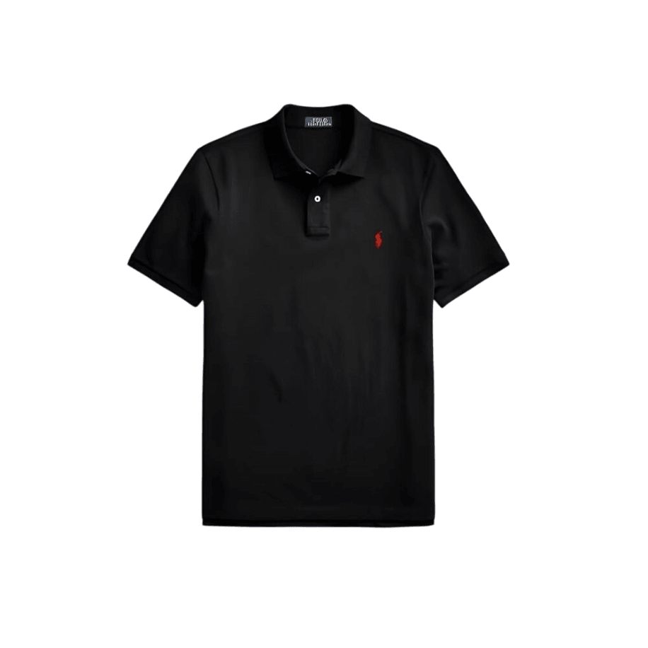 RL Black Red Polo Yaka T-shirt