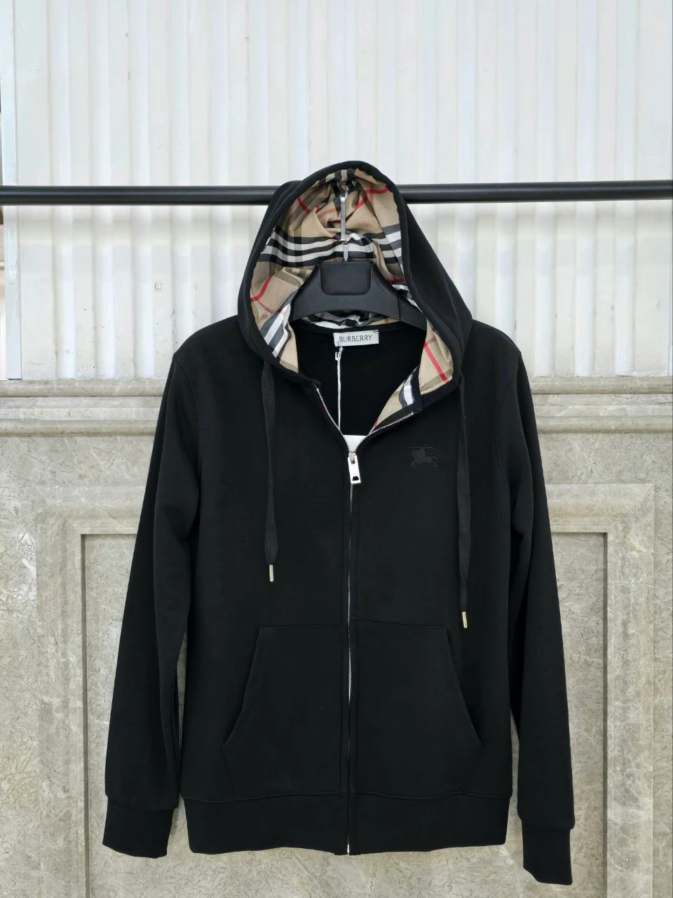 Burberry Zip Black Hoodie