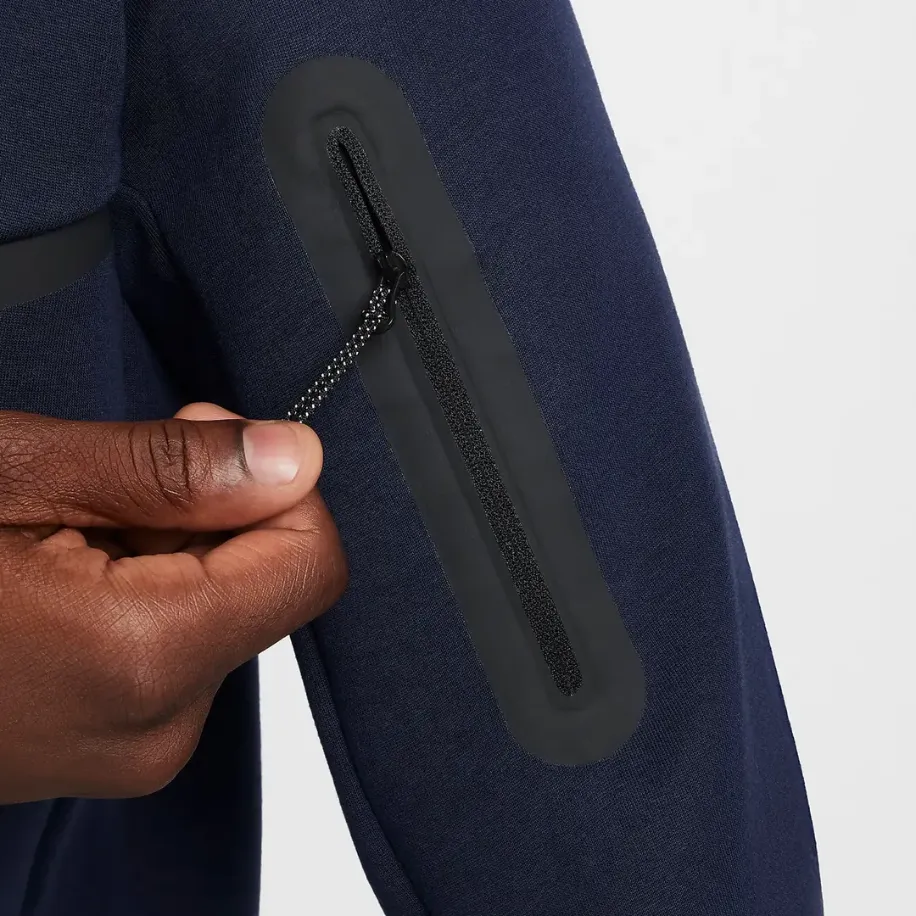 NIKE Tech Fleece 2025 Navy Blue Hoddie