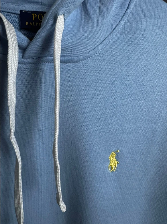 Ralph Lauren Basic Hoodie Baby Blue 
