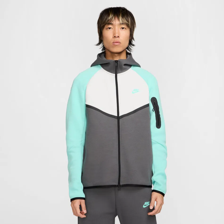 NIKE Tech Fleece 2025 Baby Blue Antrasit Hoddie