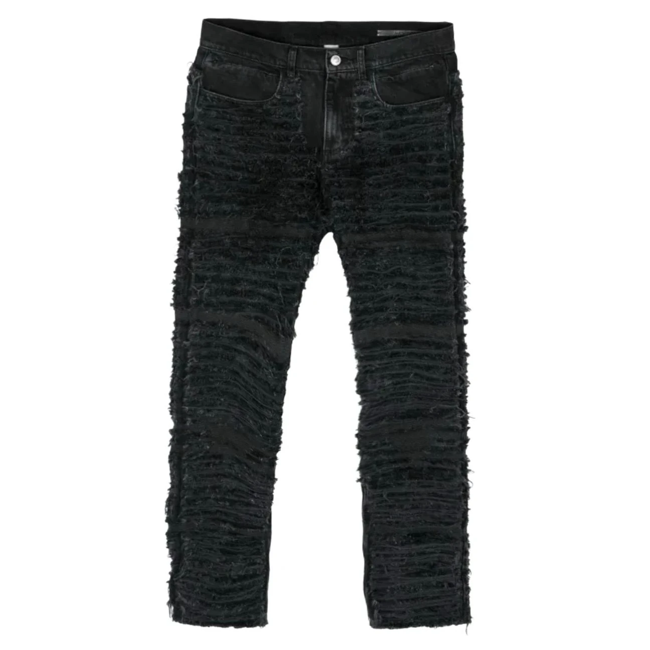 Black Baggy Flared Jeans