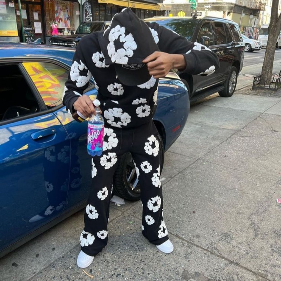 Denim Tears Black White Jogger