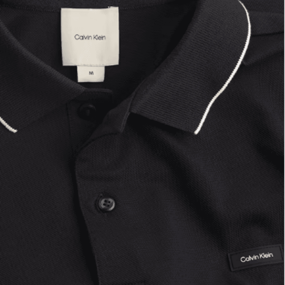 Calvin Klein Black Polo Yaka T-shirt