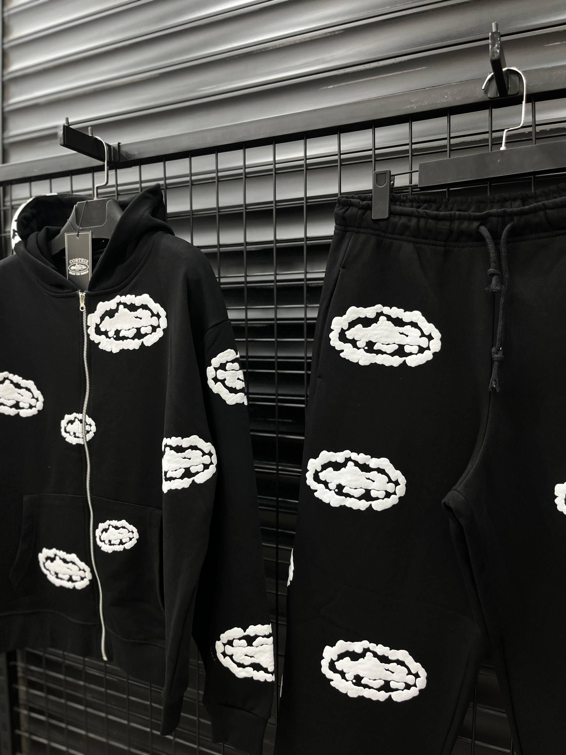 Corteiz x Denim Tears Tracksuit Black 