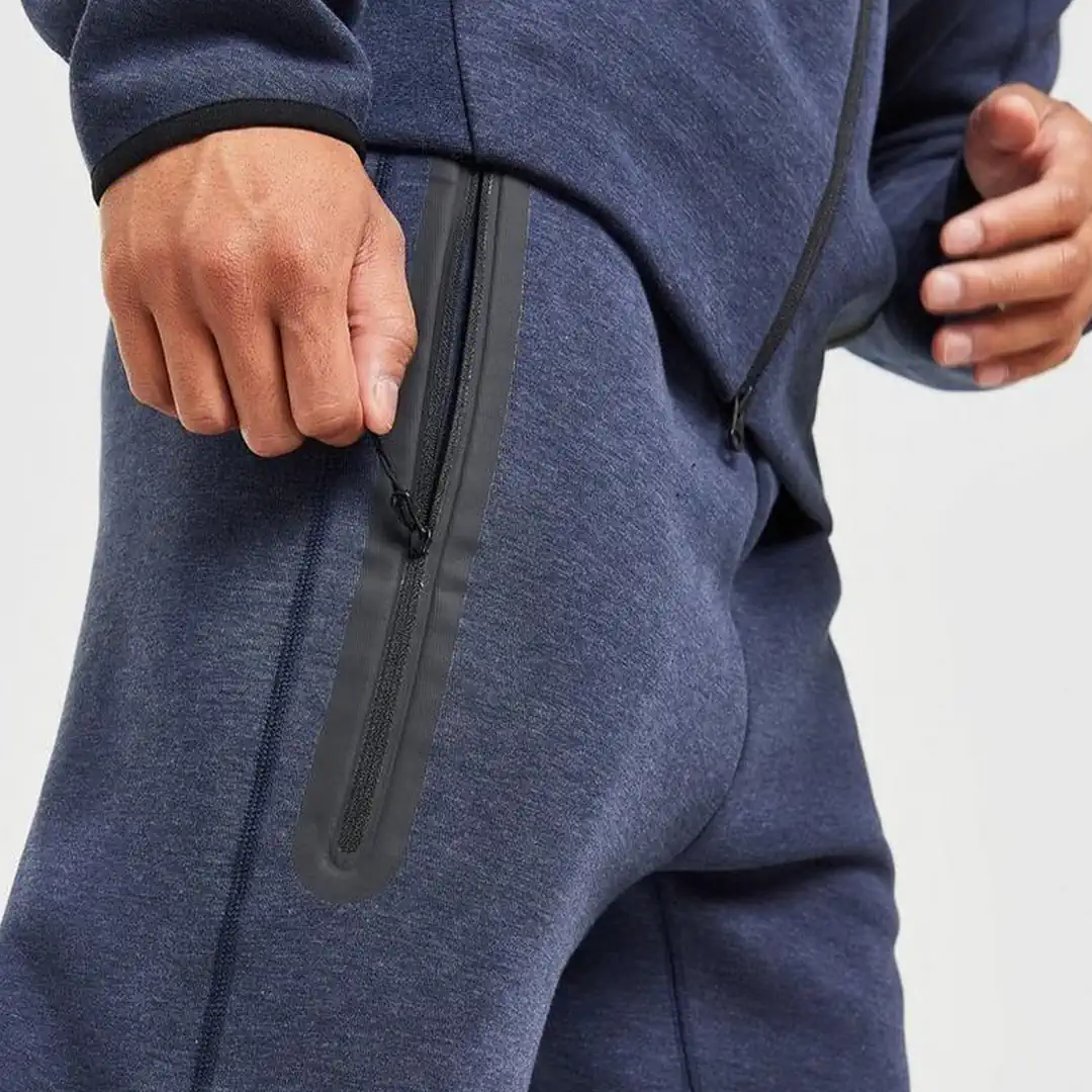 NIKE Tech Fleece 2024 Windrunner Tracksuit Navy Blue Jogger