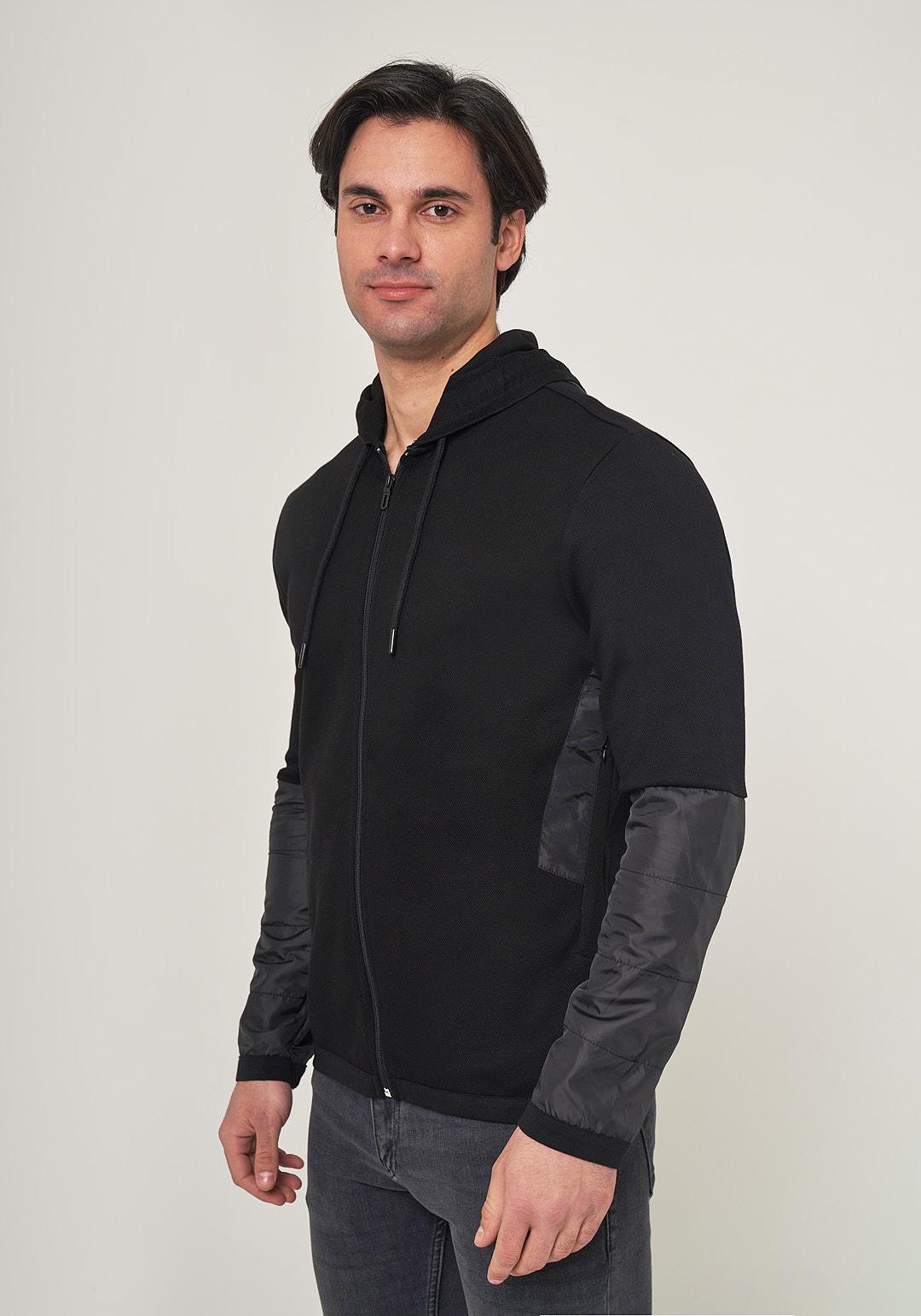 Classics Pattern %100 Cotton Hooded  Coat