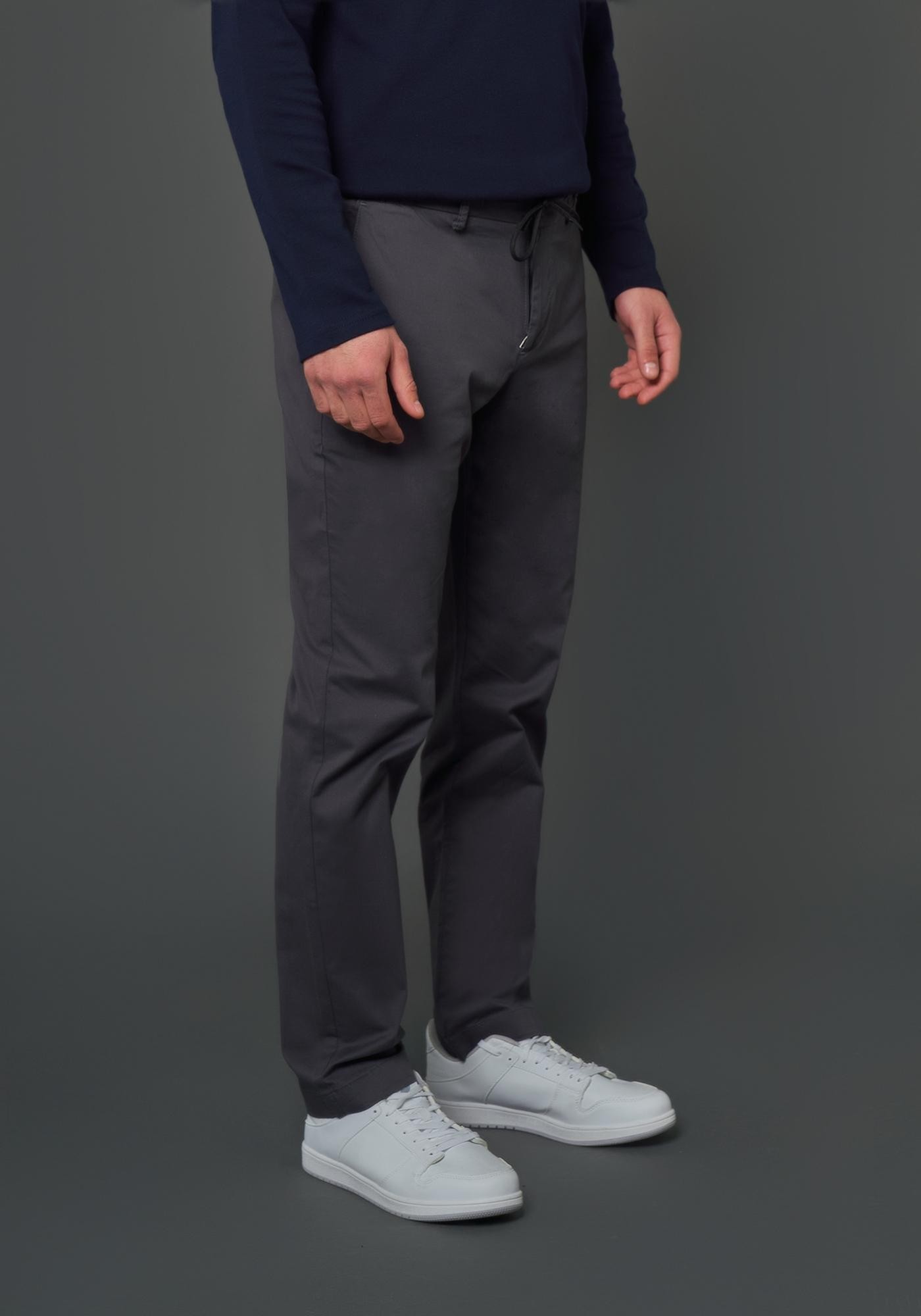 Comfort Fit Gabardin Kumaş Jogger Pantolon