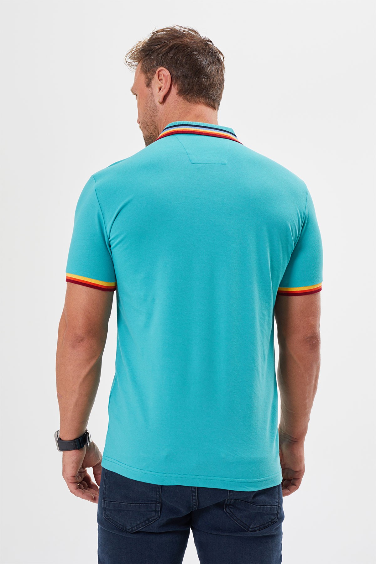 Regular Fit Polo Yaka Düğmeli T-Shırt