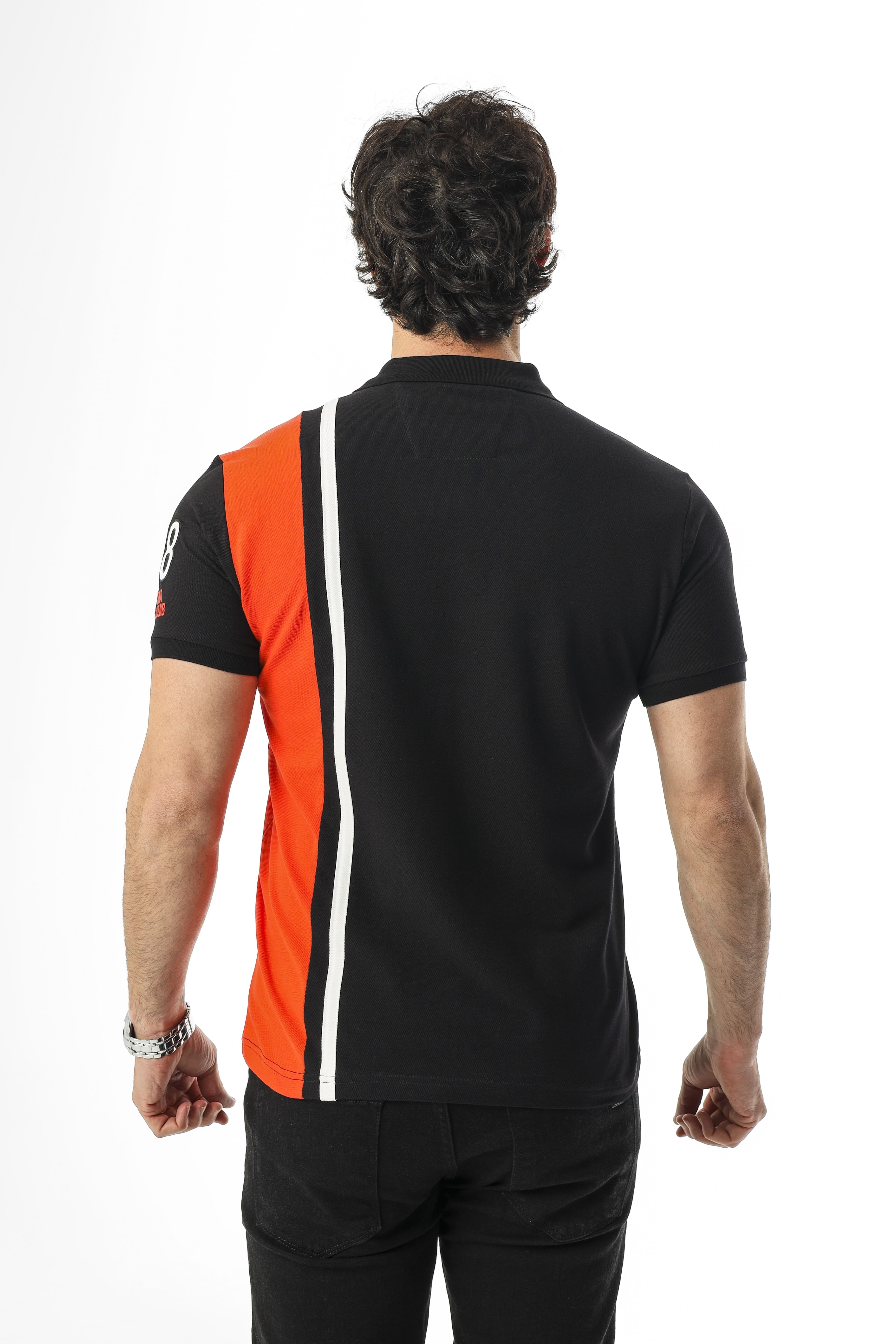 %100 Pamuk Polo Yaka Yacht Club Collection T-Shirt-PL-2475