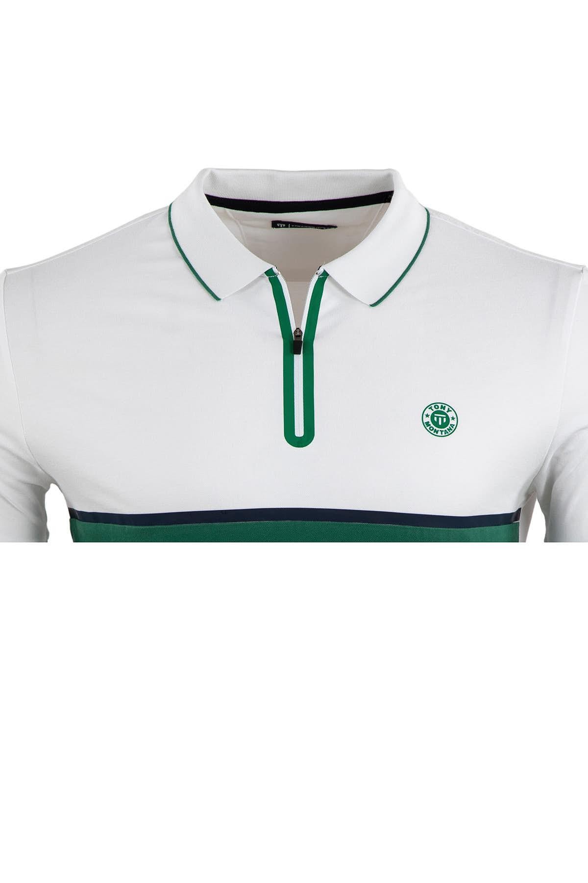 Big Size Regular  Zippered  Polo T-shirt