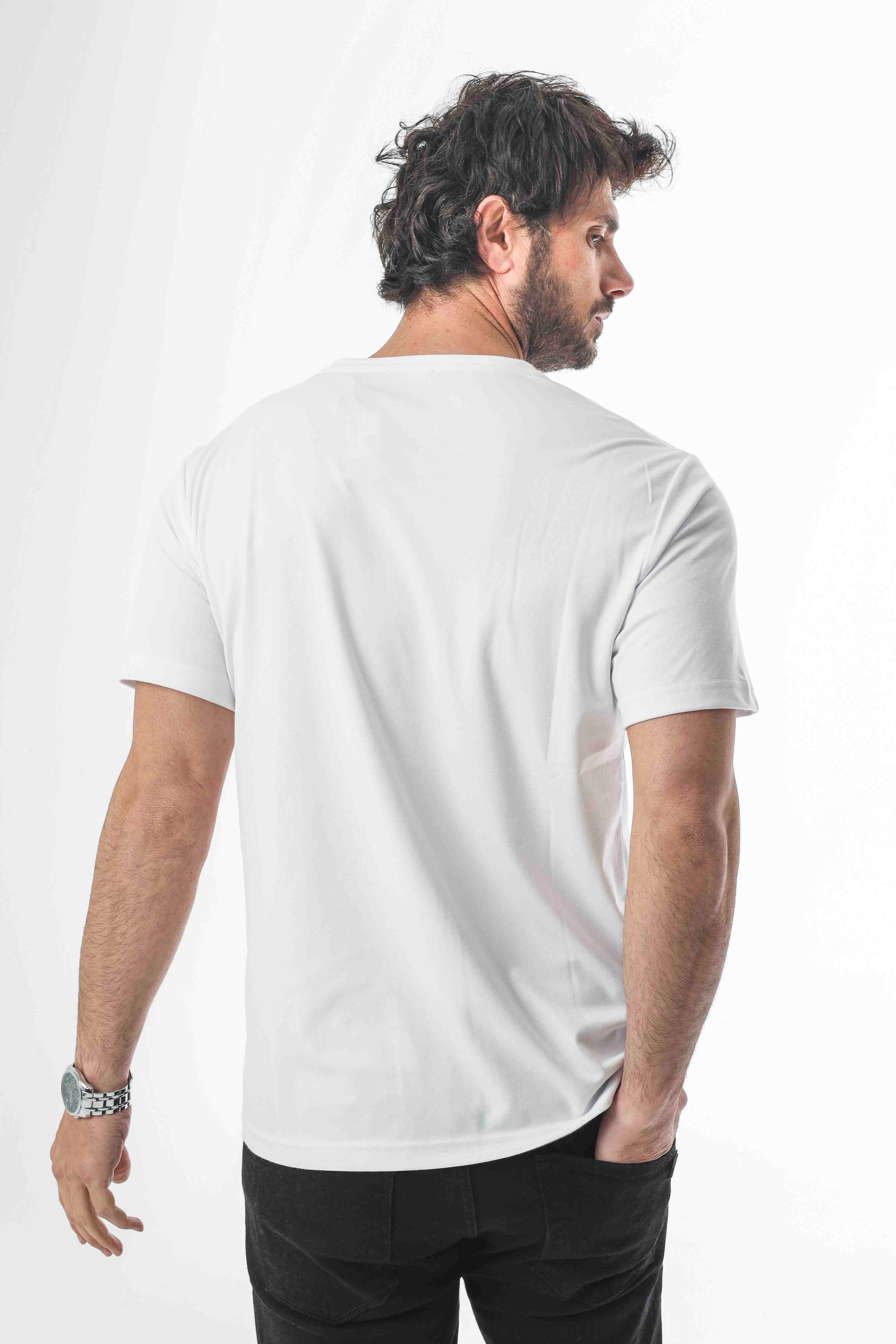Regular Fit Bisiklet Yaka Basic T-Shirt-6269