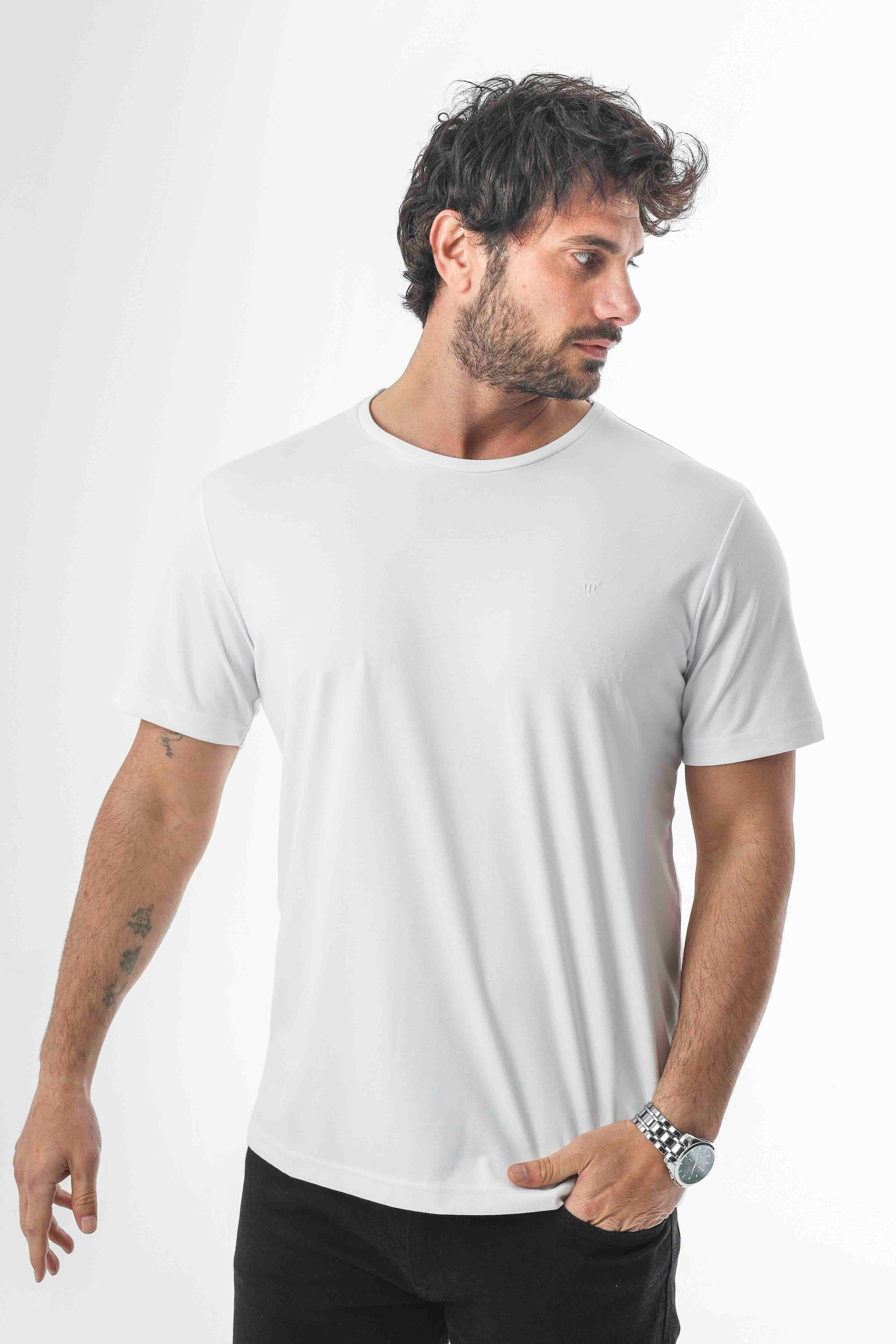 Regular Fit Bisiklet Yaka Basic T-Shirt-6269