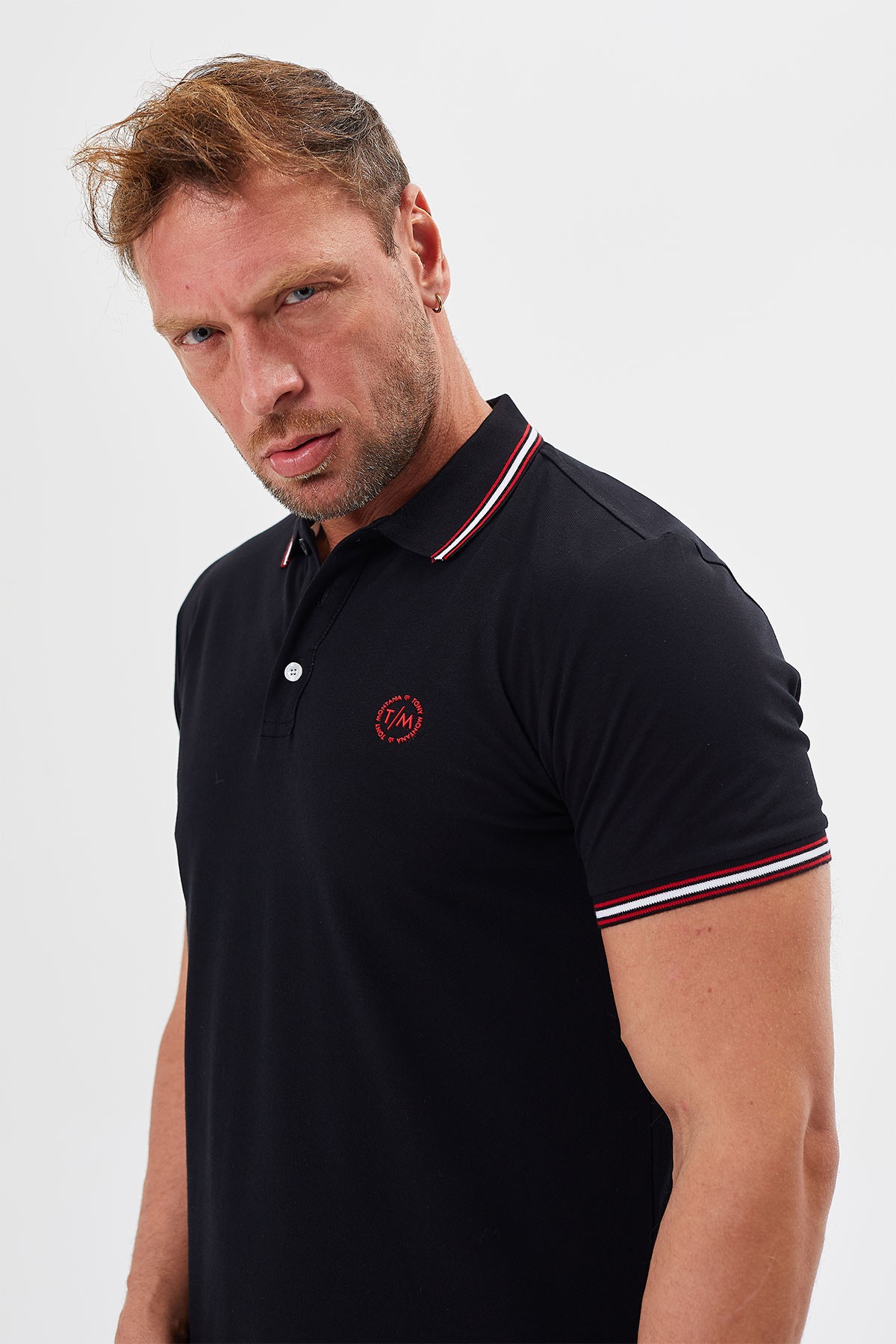 Polo Yaka Düğmeli Regular Fit T-Shırt