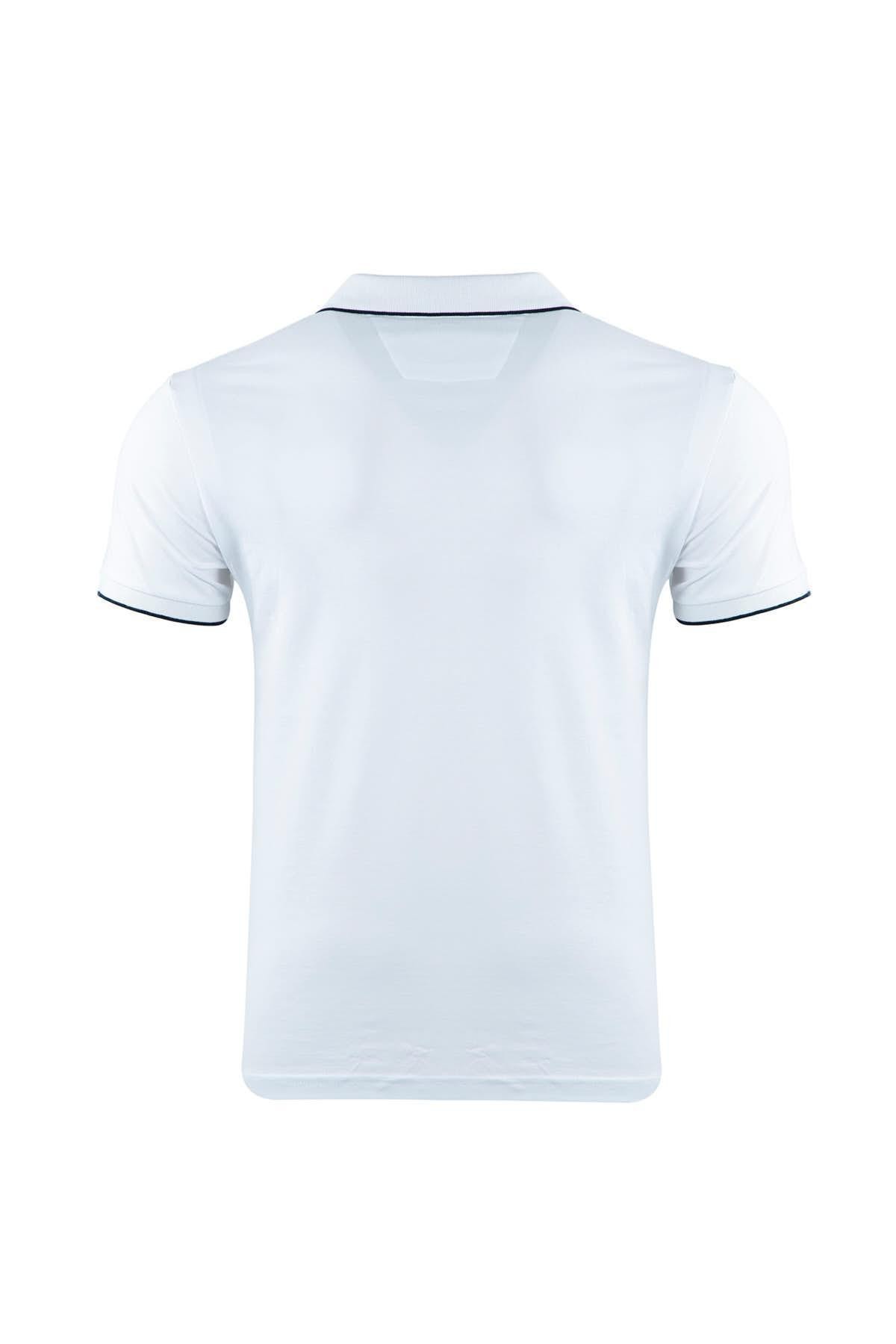 Büyük Beden Regular Fit Cepli Dokulu Polo T-Shirt