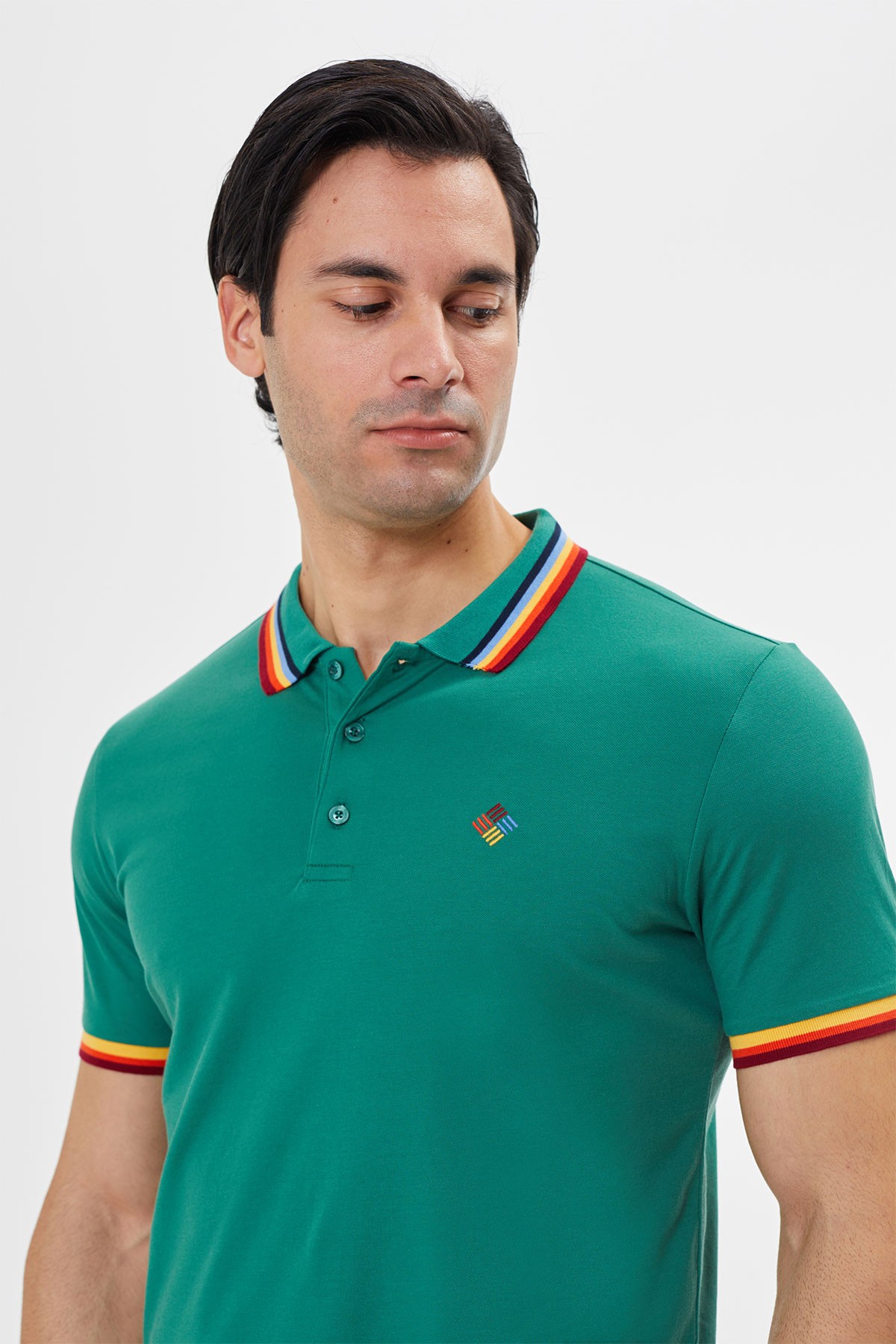 Regular Fit Polo Yaka Düğmeli T-Shırt